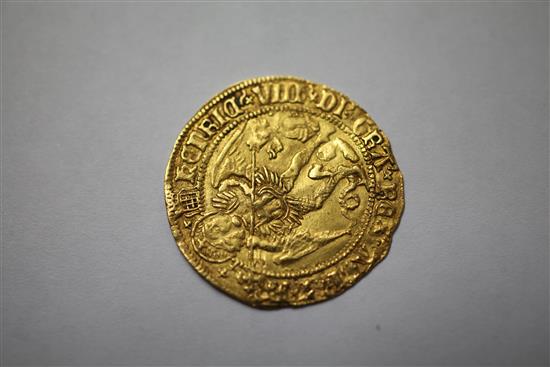 A Henry VIII gold Angel, 1509-26,